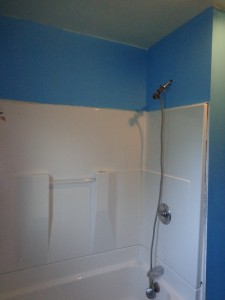 Blue Bathroom Shower