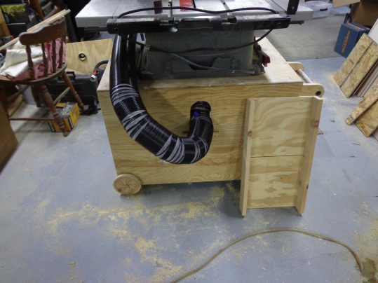 Modified Table Saw Cart